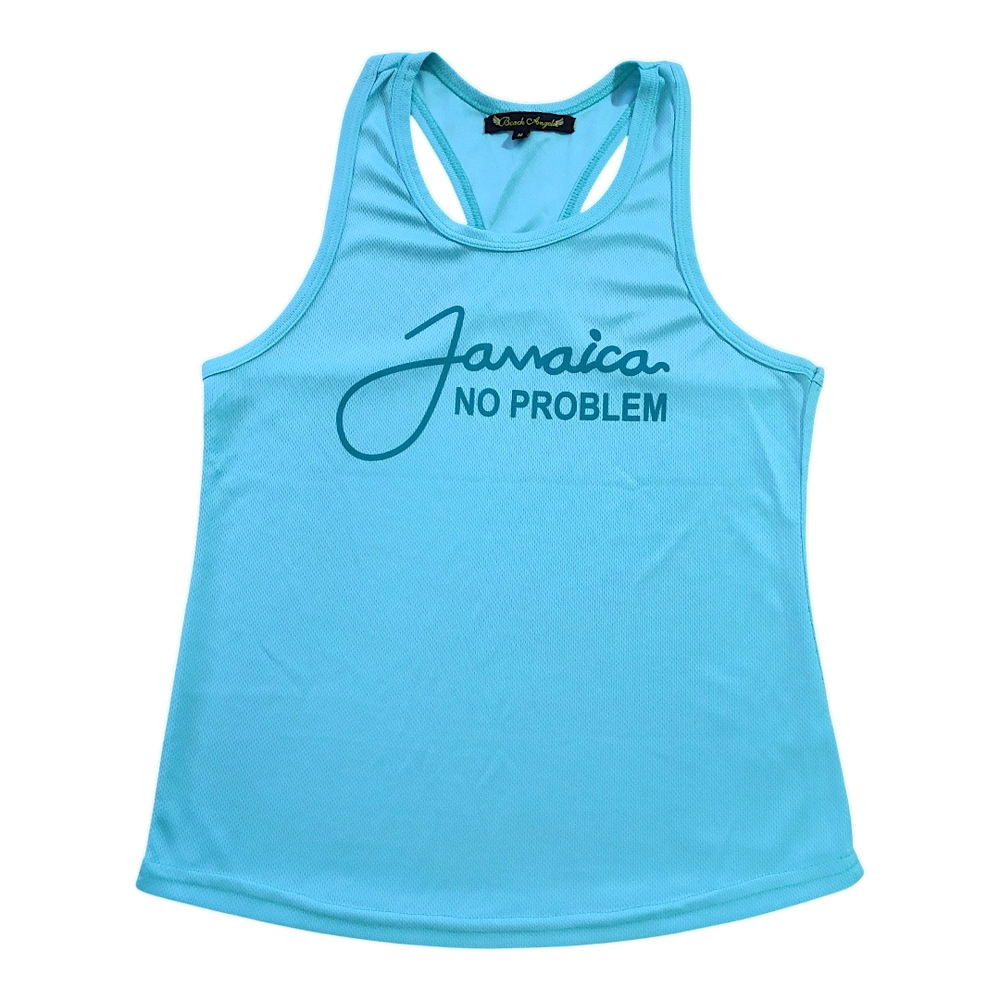 Beach Angels Jamaica No Problem Tank Top Womens Size Medium